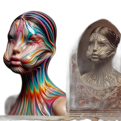 mask, face, photorealistic, fantasy art transparent PNG cut-out