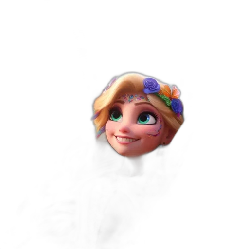 face, crown, staff, dress transparent PNG cut-out