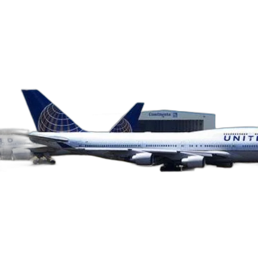 photorealistic, 3d render, united, airlines transparent PNG cut-out