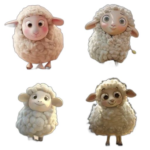 animal, 3d render, concept art, photorealistic transparent PNG cut-out