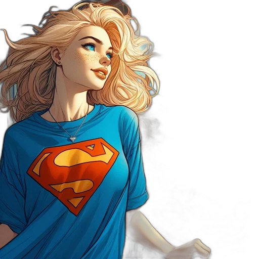 comic book art, concept art, fantasy art, young transparent PNG cut-out