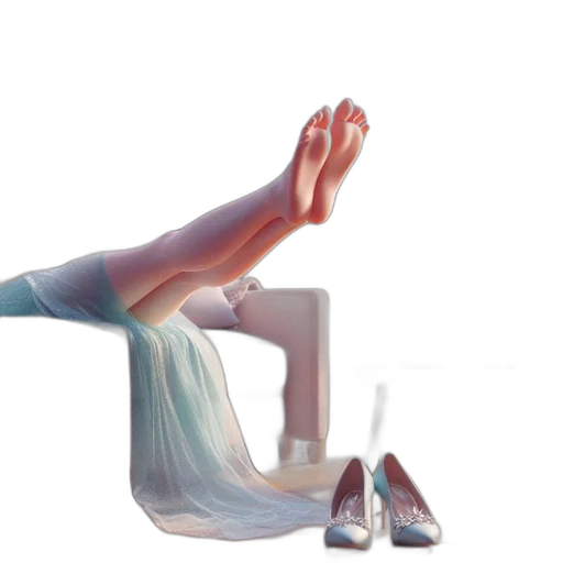 shoes, dress, jewelry, photorealistic transparent PNG cut-out