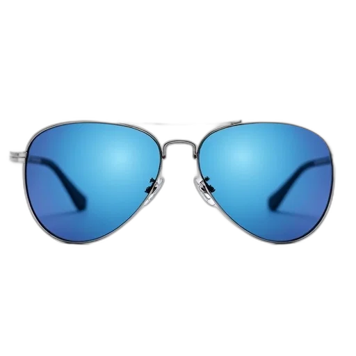 3d render, blue, pair, sunglasses transparent PNG cut-out