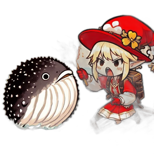 hat, creature, food, weapon transparent PNG cut-out