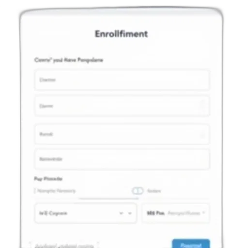 staff, open, enrollment, form transparent PNG cut-out