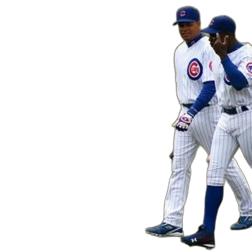 three, chicago, cubs, players transparent PNG cut-out