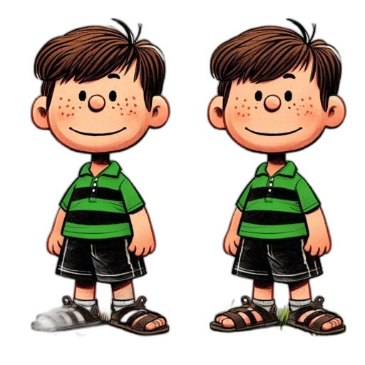 face, cartoon, concept art, 3d render transparent PNG cut-out