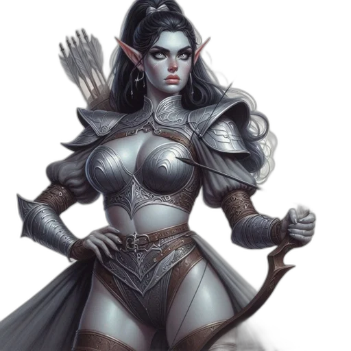 fantasy art, concept art, comic book art, pixel art transparent PNG cut-out