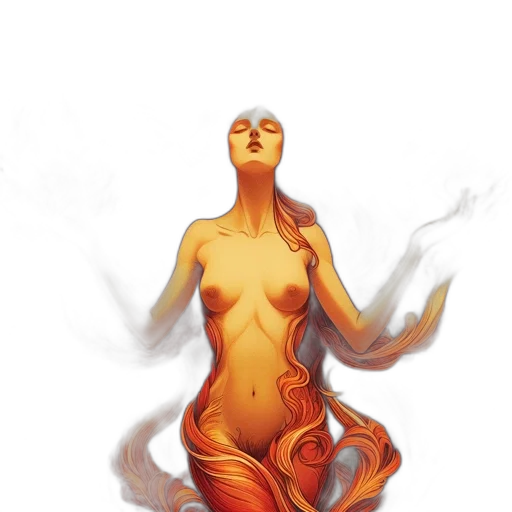 dress, mask, creature, concept art transparent PNG cut-out