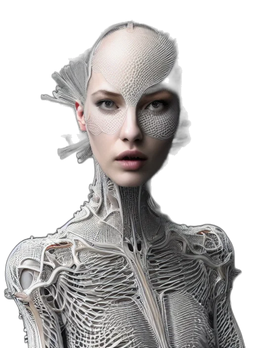 robot, face, mask, creature transparent PNG cut-out