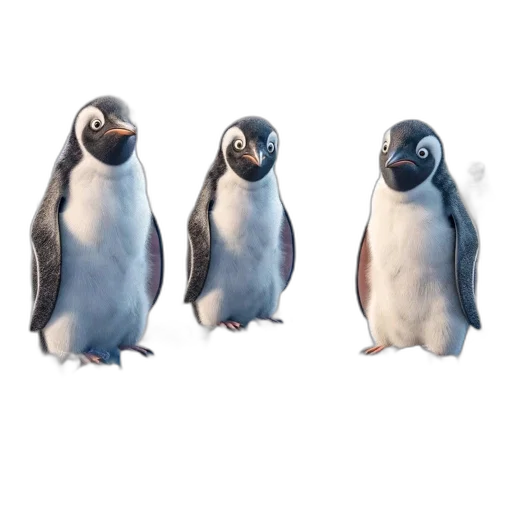 animal, staff, creature, 3d render transparent PNG cut-out