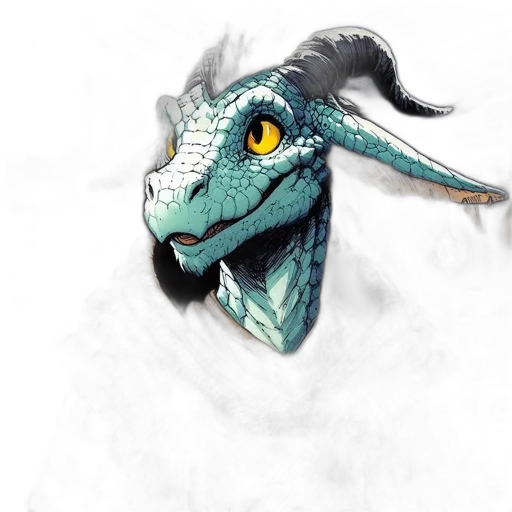 dragon, creature, mask, animal transparent PNG cut-out
