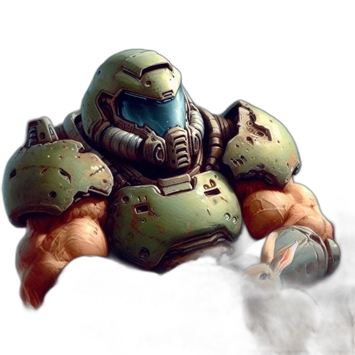 robot, weapon, creature, face transparent PNG cut-out