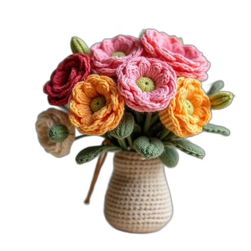flower, hat, crown, photorealistic transparent PNG cut-out