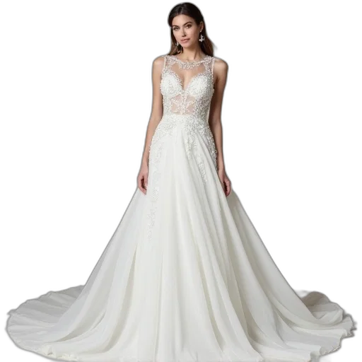 dress, line, scoop, neck transparent PNG cut-out