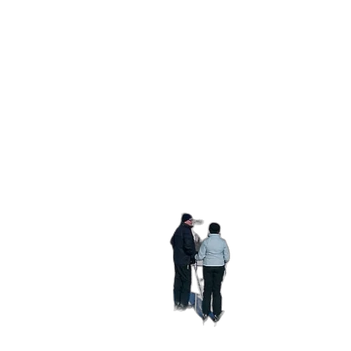 jacket, umbrella, staff, hat transparent PNG cut-out