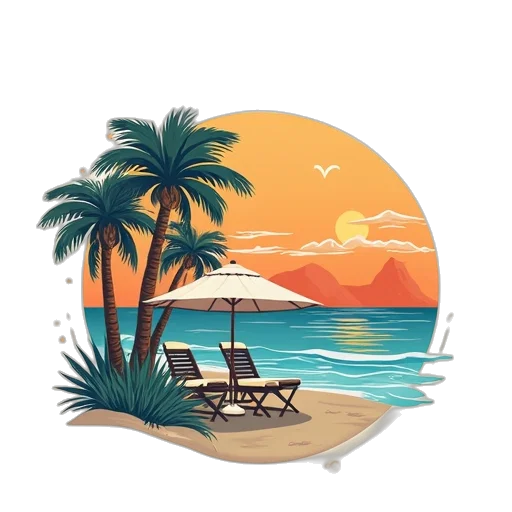 umbrella, hat, furniture, jacket transparent PNG cut-out