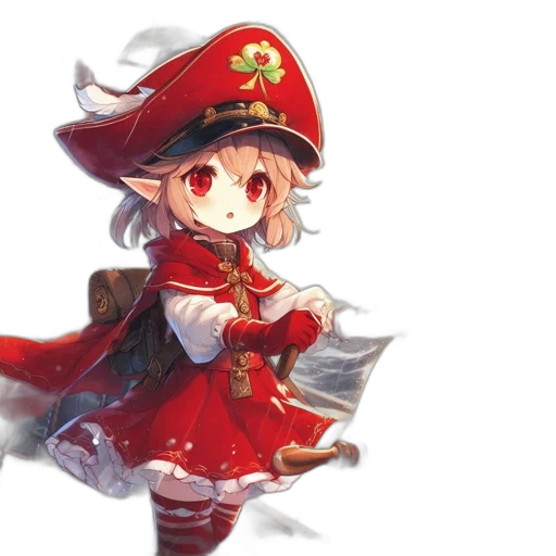 staff, hat, weapon, dress transparent PNG cut-out