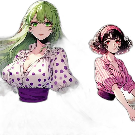 dress, anime, concept art, pixel art transparent PNG cut-out