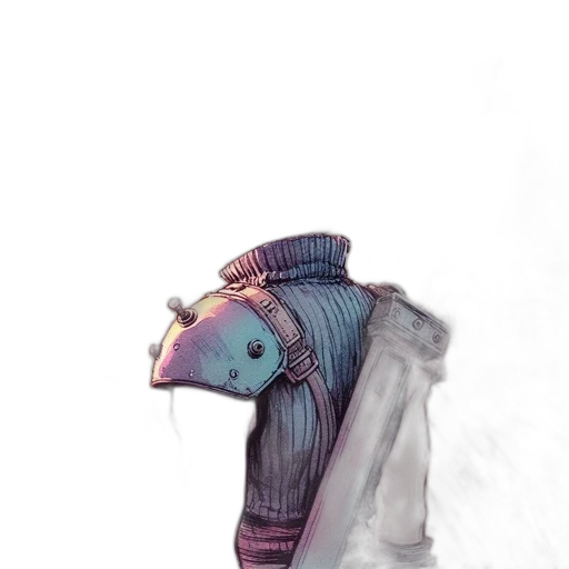 mask, jacket, hat, creature transparent PNG cut-out