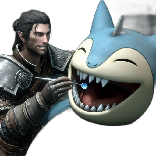 mask, dragon, weapon, staff transparent PNG cut-out