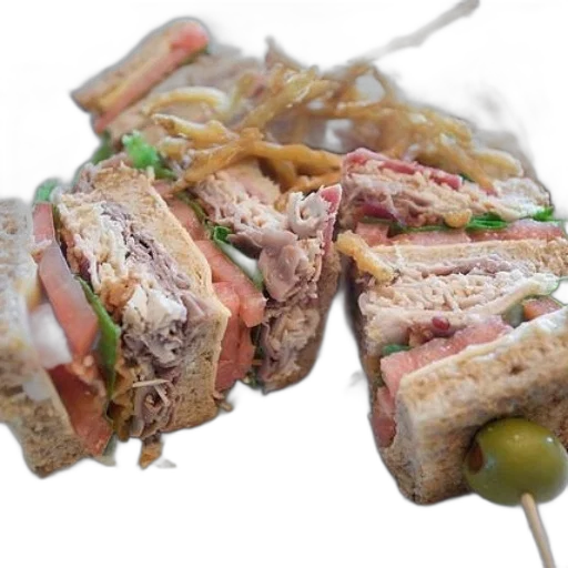 food, club, sandwich, tomatoes transparent PNG cut-out