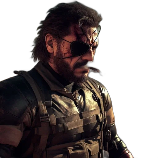 weapon, face, concept art, cyberpunk transparent PNG cut-out