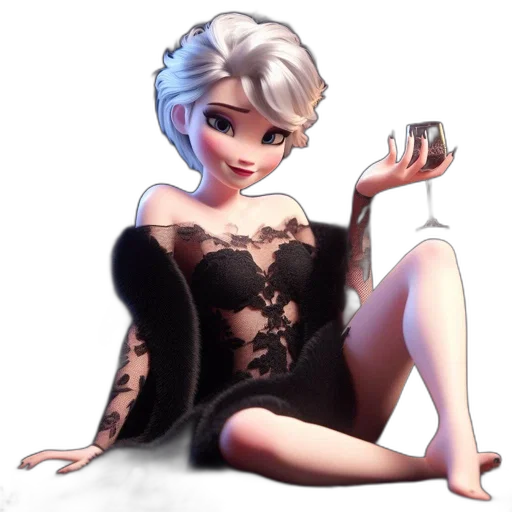 dress, jewelry, robot, crown transparent PNG cut-out