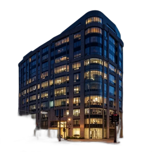 building, 3d render, concept art, photorealistic transparent PNG cut-out