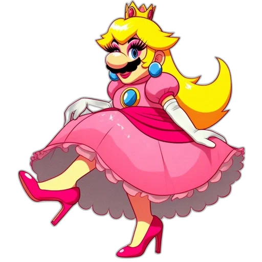 crown, dress, staff, weapon transparent PNG cut-out