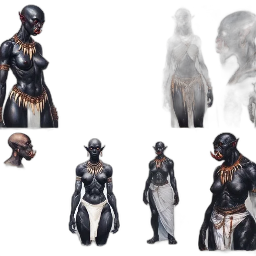 concept art, fantasy art, 3d render, comic book art transparent PNG cut-out