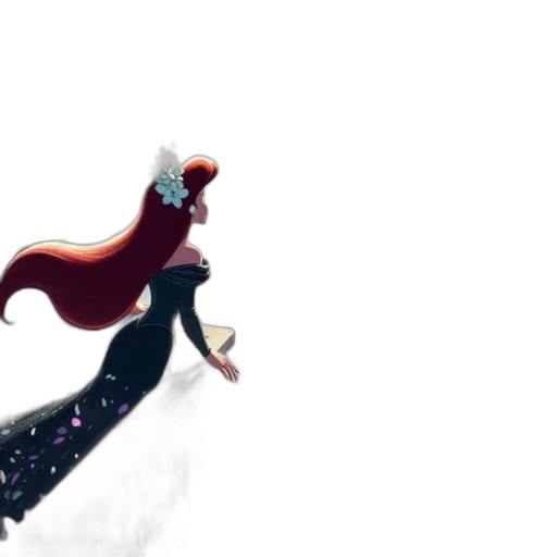 dress, staff, sword, crown transparent PNG cut-out