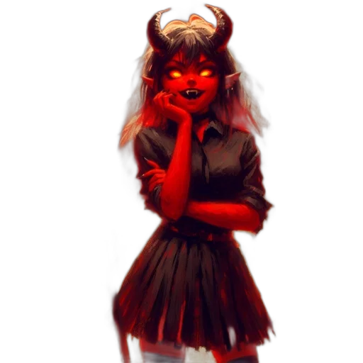 creature, mask, staff, dress transparent PNG cut-out