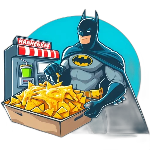 food, comic book art, concept art, 3d render transparent PNG cut-out