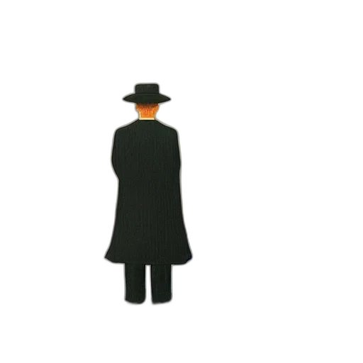 hat, staff, jacket, umbrella transparent PNG cut-out