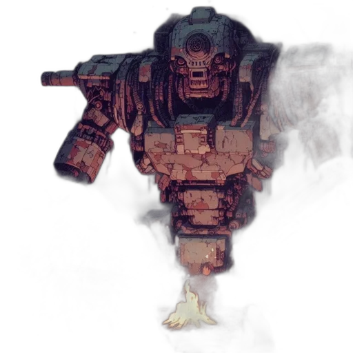 robot, weapon, creature, face transparent PNG cut-out