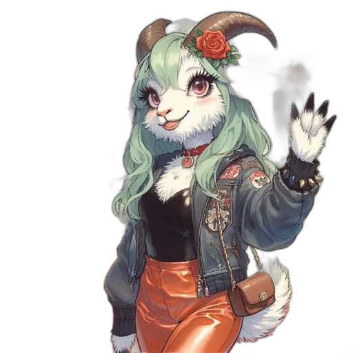 jacket, staff, mask, animal transparent PNG cut-out