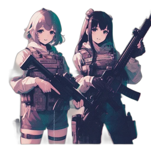 weapon, concept art, anime, pixel art transparent PNG cut-out