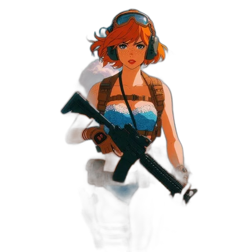 weapon, dress, staff, concept art transparent PNG cut-out