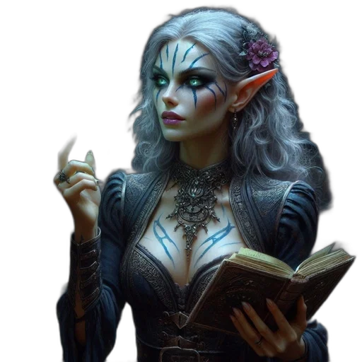 face, staff, fantasy art, concept art transparent PNG cut-out