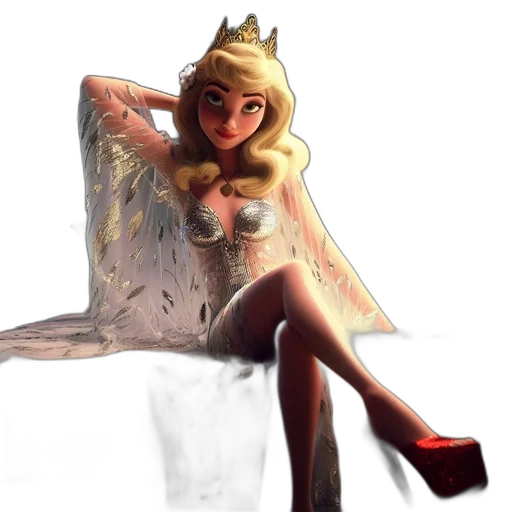 crown, dress, concept art, fantasy art transparent PNG cut-out