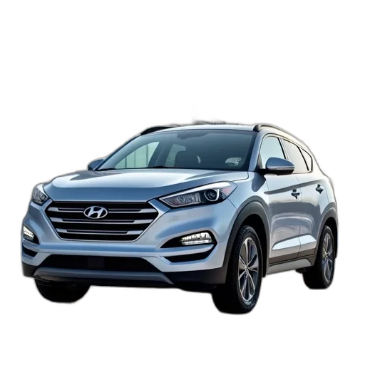 car, silver, 2018, hyundai transparent PNG cut-out