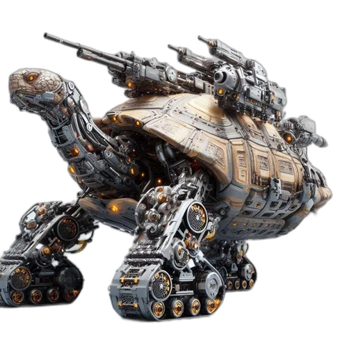 robot, weapon, dragon, concept art transparent PNG cut-out