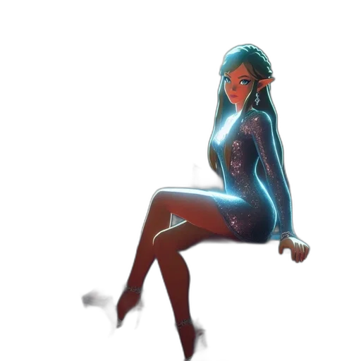 dress, robot, creature, concept art transparent PNG cut-out