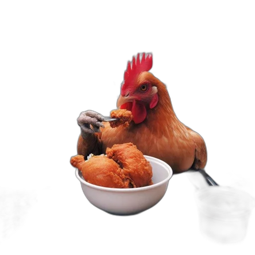 food, animal, creature, crown transparent PNG cut-out
