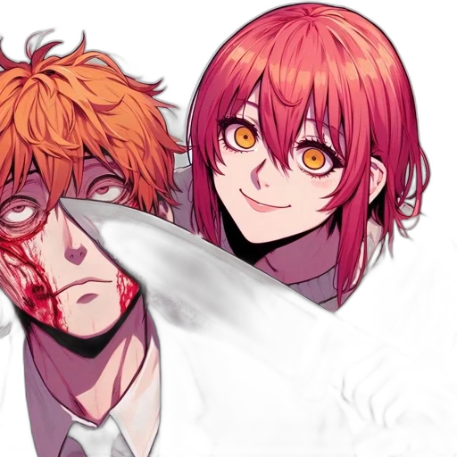 mask, anime, concept art, watercolor transparent PNG cut-out