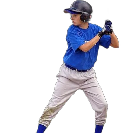 weapon, staff, young, baseball transparent PNG cut-out