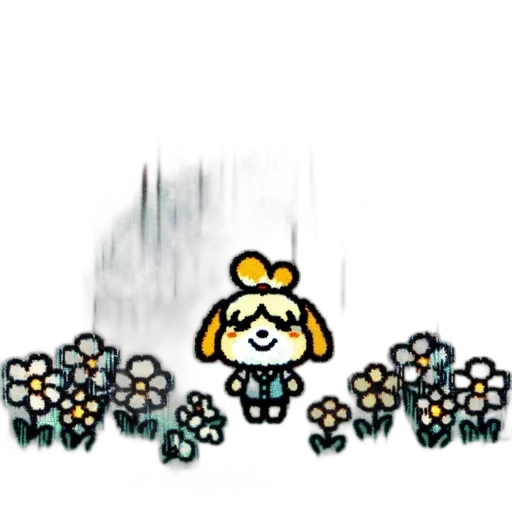 flower, staff, umbrella, creature transparent PNG cut-out