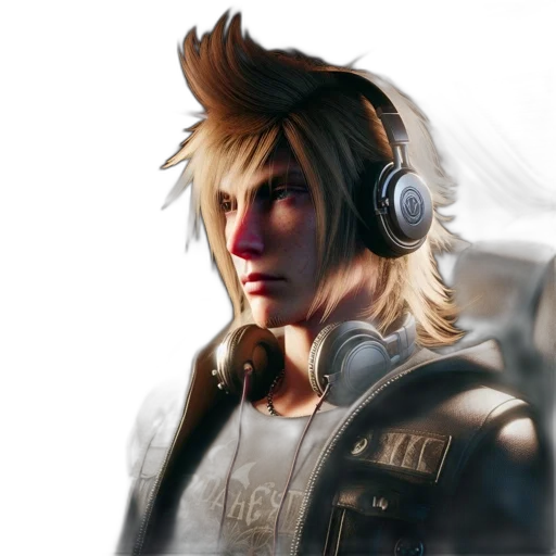 face, weapon, hair, robot transparent PNG cut-out