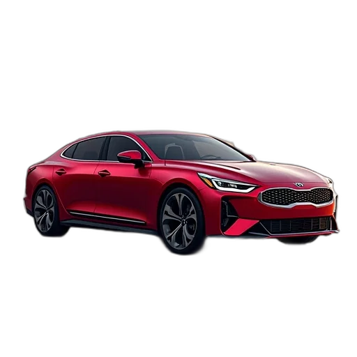 car, 3d render, new, kia transparent PNG cut-out